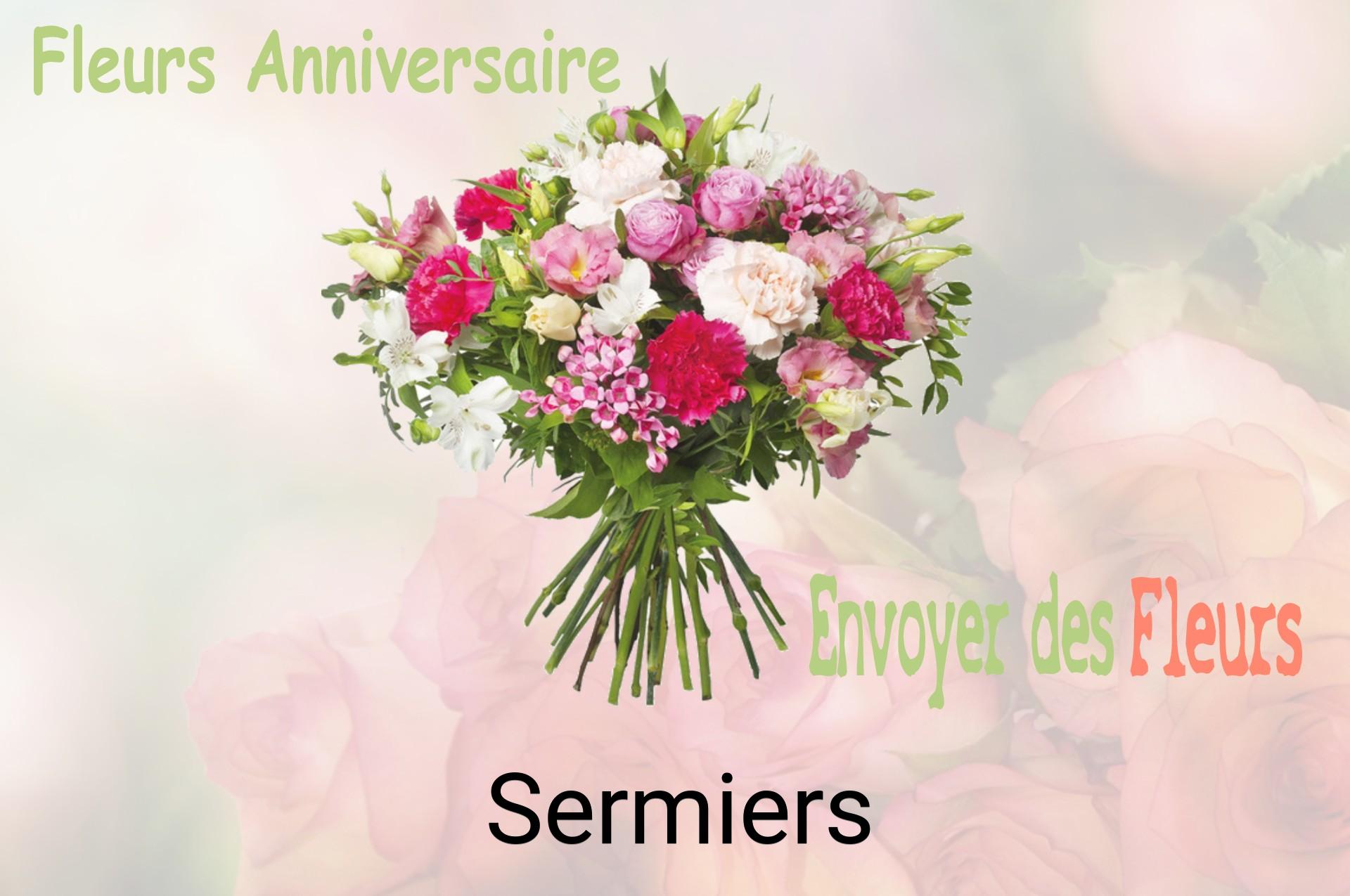Bouquet de fleurs d’anniversaire livré à Sermiers